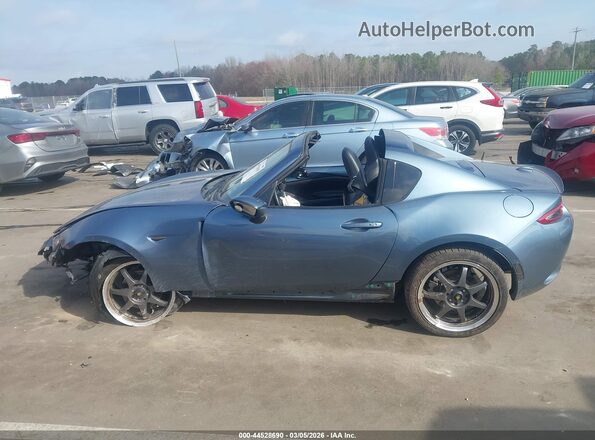 JM1NDAM73H0108115 2017 MAZDA MX-5 MIATA RF Синий Панорамный вид салона 360°