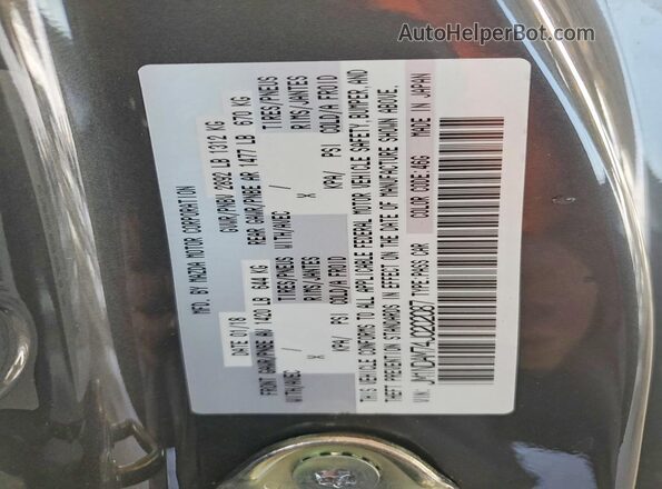 JM1NDAM74J0202087 2018 MAZDA MX-5 Gray Engine compartment view