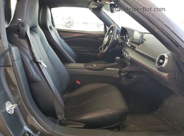 JM1NDAM74J0202087 2018 MAZDA MX-5 Gray Rear seats view