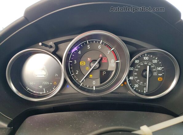 JM1NDAM74J0202087 2018 MAZDA MX-5 Gray Instrument cluster view