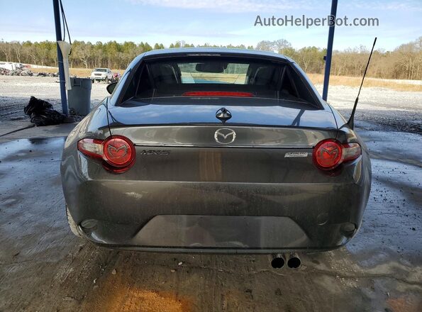 JM1NDAM74J0202087 2018 MAZDA MX-5 Gray Rear view
