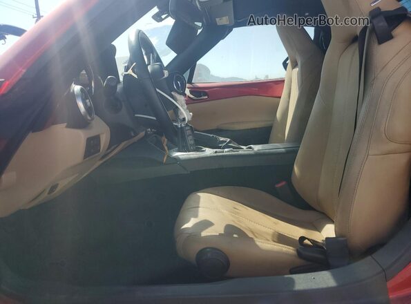 JM1NDAM75H0105653 2017 MAZDA MX-5 Red Vista interior delantera