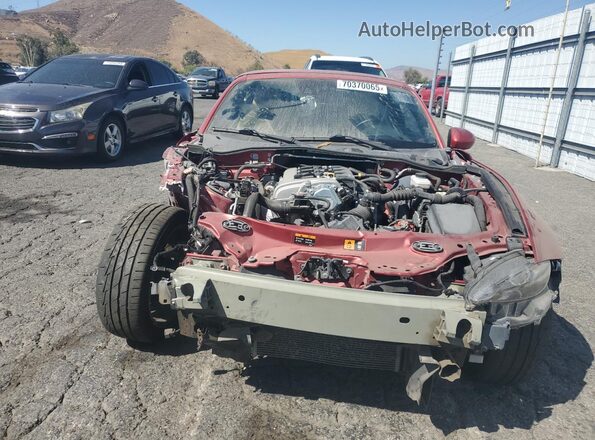 JM1NDAM75H0105653 2017 MAZDA MX-5 Red Vista frontal