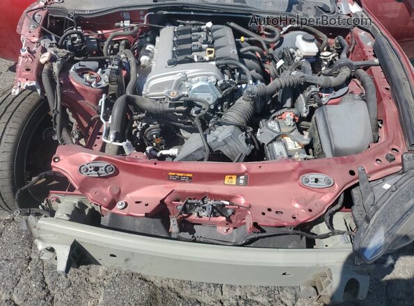 JM1NDAM75H0105653 2017 MAZDA MX-5 Red Vista interior trasera