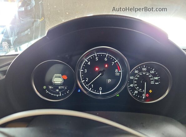 JM1NDAM75R0608732 2024 MAZDA MX-5 Gray Widok zestawu wskaźników