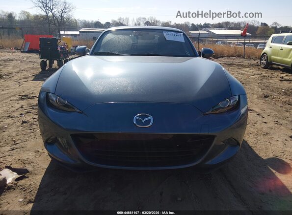 JM1NDAM76H0100154 2017 MAZDA MX-5 MIATA RF Blue Rear interior view