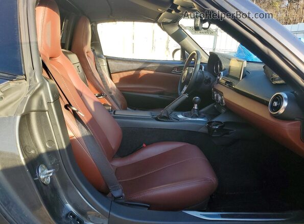 JM1NDAM77H0102785 2017 MAZDA MX-5 Gray Vista de los asientos traseros