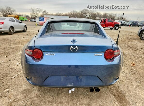 JM1NDAM77J0204478 2018 MAZDA MX-5 Blue Вид ззаду