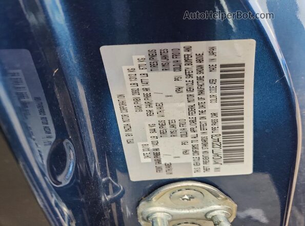 JM1NDAM77J0204478 2018 MAZDA MX-5 Blue Вид підкапотного простору
