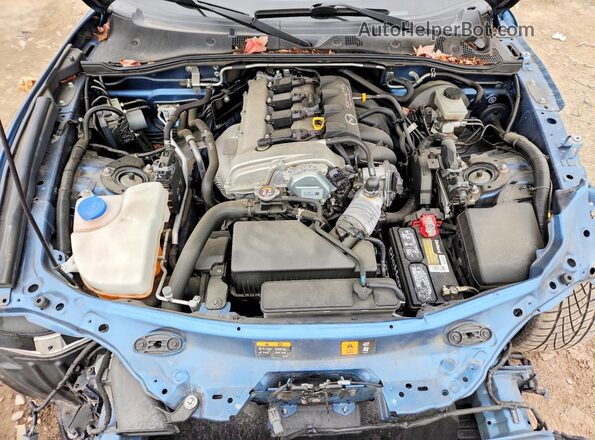 JM1NDAM77J0204478 2018 MAZDA MX-5 Blue Вид задньої частини салону