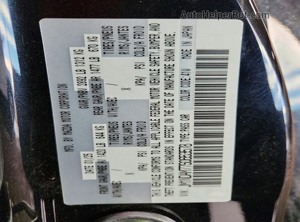 JM1NDAM77S0653578 2025 MAZDA MX-5 Black Widok naklejki z numerem VIN