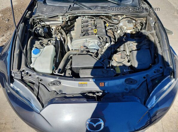 JM1NDAM78H0108742 2017 MAZDA MX-5 Gray Вид задньої частини салону