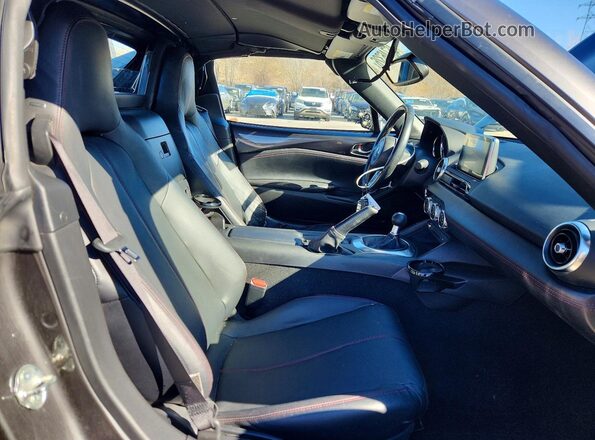 JM1NDAM78H0108742 2017 MAZDA MX-5 Gray Вид задніх сидінь
