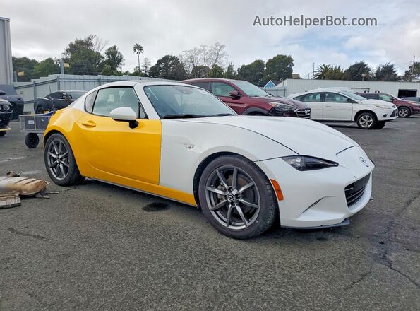 JM1NDAM78M0458950 2021 MAZDA MX-5 Белый Передняя правая четверть