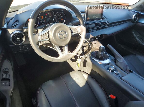 JM1NDAM79H0109012 2017 MAZDA MX-5 Blue წინა პანელის ხედი