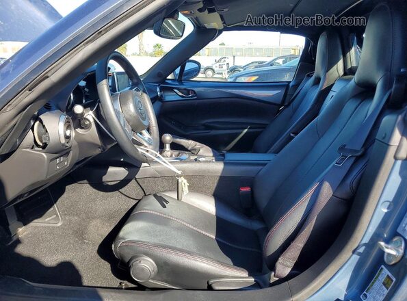 JM1NDAM79H0109012 2017 MAZDA MX-5 Blue წინა სალონის ხედი