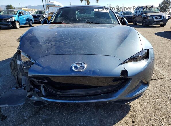 JM1NDAM79H0109012 2017 MAZDA MX-5 Blue წინა ხედი