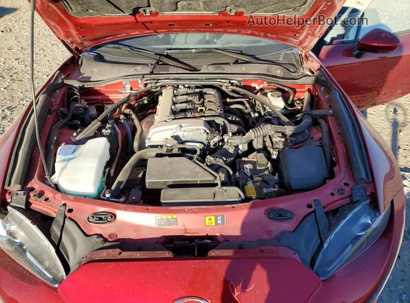 JM1NDAM7XR0600237 2024 MAZDA MX-5 Red Вид задньої частини салону