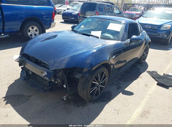 JM1NDAM7XS0652926 2025 MAZDA MX-5 MIATA RF Blue წინა მარცხენა ხედი სამი მეოთხედიდან