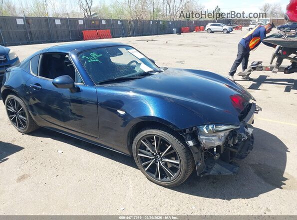 JM1NDAM7XS0652926 2025 MAZDA MX-5 MIATA RF Blue უკანა სალონის ხედი