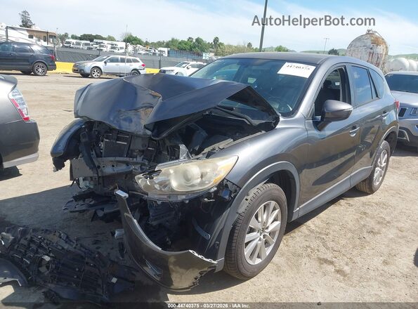 JM3KE2CY2G0676202 2016 MAZDA CX-5 Gray Передня ліва чверть