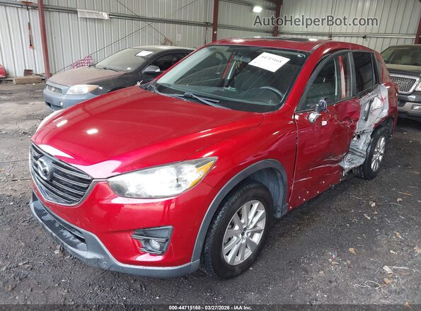 JM3KE2CY2G0786926 2016 MAZDA CX-5 Red Передня ліва чверть