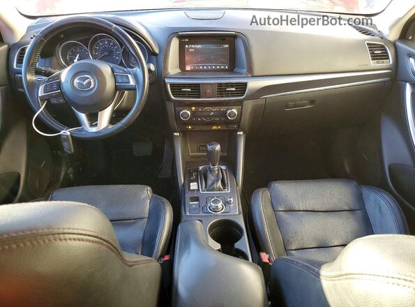 JM3KE4DY7G0633372 2016 MAZDA CX-5 Red წინა პანელის ხედი