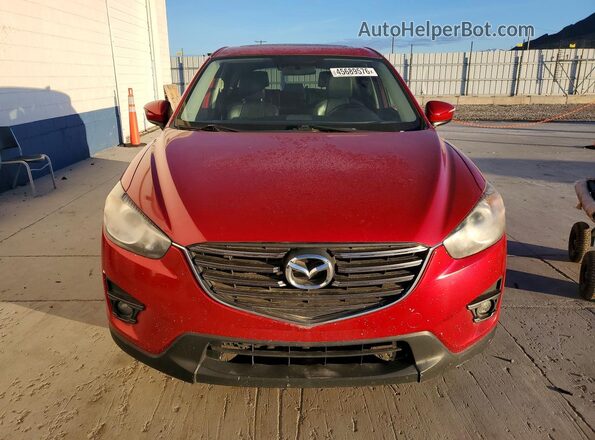 JM3KE4DY7G0633372 2016 MAZDA CX-5 Red წინა ხედი