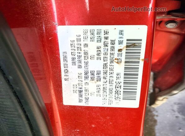 JM3KFABM5M1362149 2021 MAZDA CX-5 Red Вид наклейки з VIN-кодом