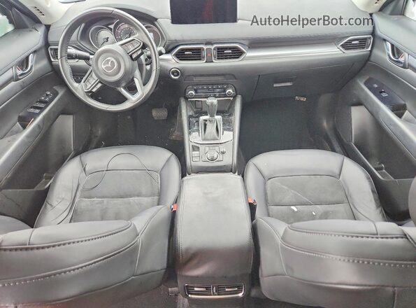 JM3KFACM2M0302866 2021 MAZDA CX-5 Blue Вид панелі приладів