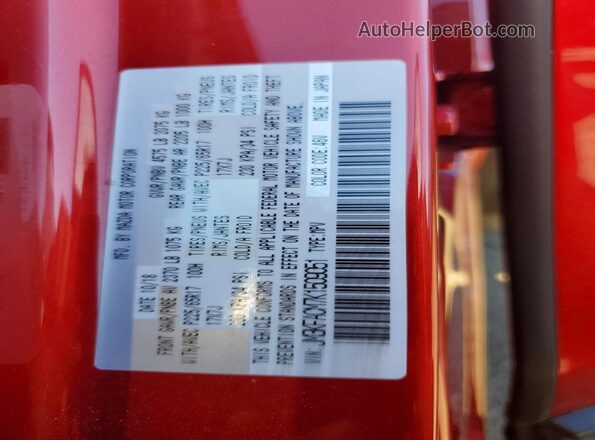 JM3KFACM7K1509051 2019 MAZDA CX-5 Red 
