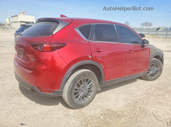 JM3KFACM7M1317373 2021 MAZDA CX-5 Red Rear right