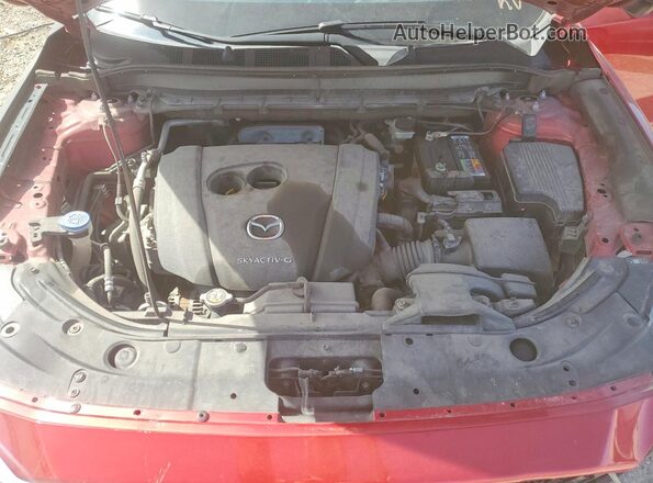 JM3KFACM7M1317373 2021 MAZDA CX-5 Red Engine compartment view