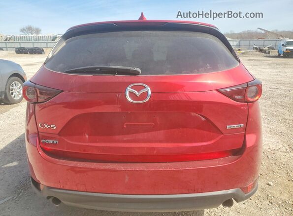 JM3KFACM7M1317373 2021 MAZDA CX-5 Red Rear view