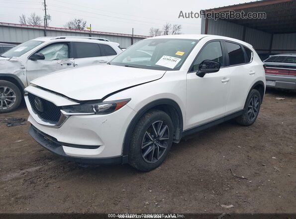 JM3KFACMXJ1435770 2018 MAZDA CX-5 White წინა მარცხენა ხედი სამი მეოთხედიდან