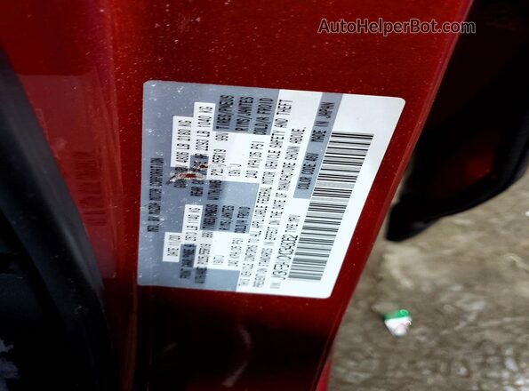 JM3KFBAY0M0348062 2021 MAZDA CX-5 Red VIN კოდის სტიკერის ხედი