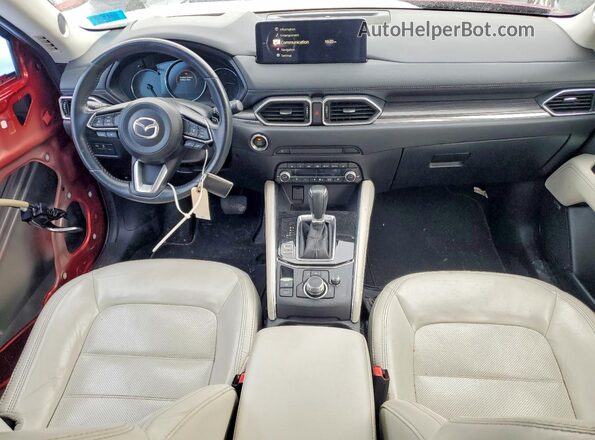 JM3KFBAY0M0348062 2021 MAZDA CX-5 Red წინა პანელის ხედი