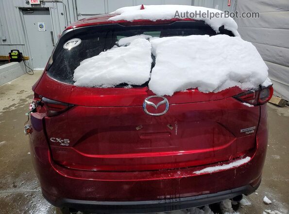 JM3KFBAY0M0348062 2021 MAZDA CX-5 Red უკანა ხედი