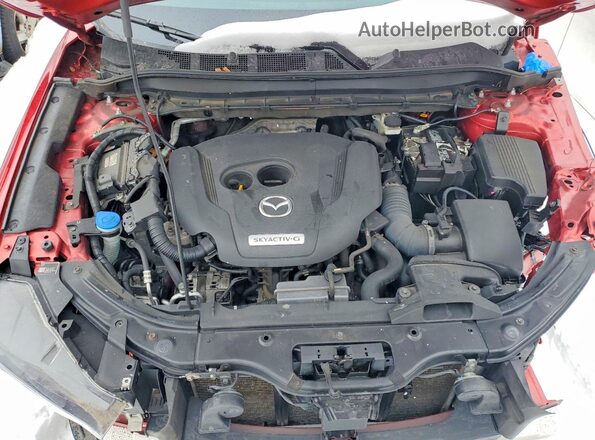 JM3KFBAY0M0348062 2021 MAZDA CX-5 Red ძრავის განყოფილების ხედი