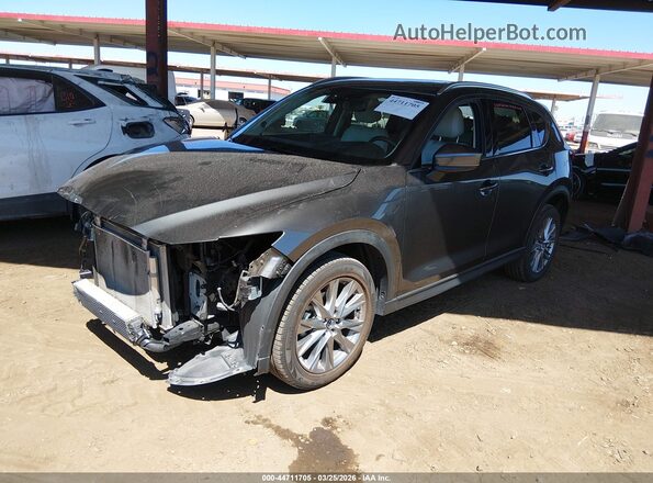 JM3KFBAY2M0424588 2021 MAZDA CX-5 Gray Передня ліва чверть