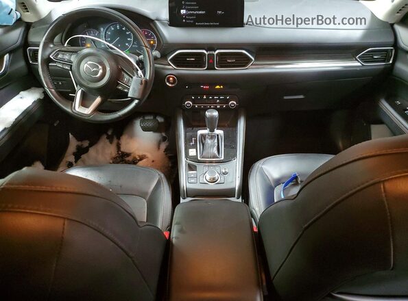 JM3KFBAY3M0300037 2021 MAZDA CX-5 Синий Вид панели приборов