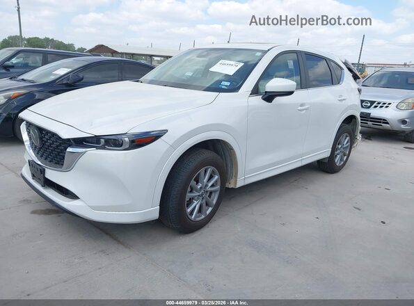 JM3KFBCL1S0659501 2025 MAZDA CX-5 White Առջևի ձախ երեք քառորդ տեսարան