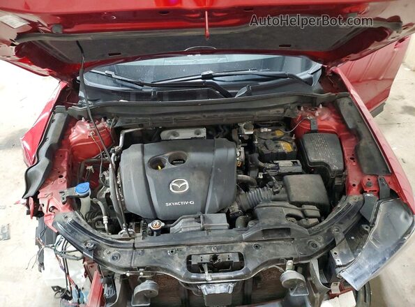 JM3KFBCM1M0362692 2021 MAZDA CX-5 Maroon Engine compartment view