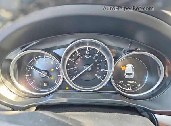 JM3KFBCM2M0356206 2021 MAZDA CX-5 White Vista del cuadro de instrumentos