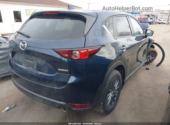 JM3KFBCM2M0399850 2021 MAZDA CX-5 Blue Trasero derecho