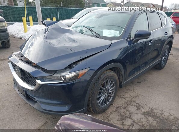 JM3KFBCM2M0399850 2021 MAZDA CX-5 Blue Vista tres cuartos delantera izquierda