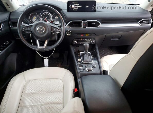 JM3KFBCM2M1369709 2021 MAZDA CX-5 Charcoal Առջևի վահանակի տեսք