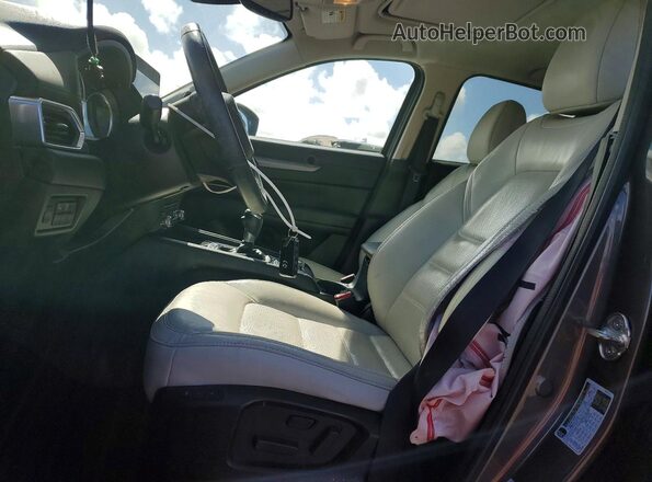 JM3KFBCM2M1459149 2021 MAZDA CX-5 Gray Widok wnętrza z przodu