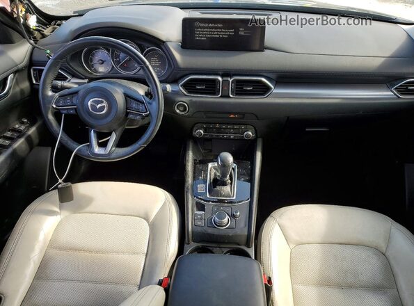 JM3KFBCM2M1459149 2021 MAZDA CX-5 Gray Widok deski rozdzielczej
