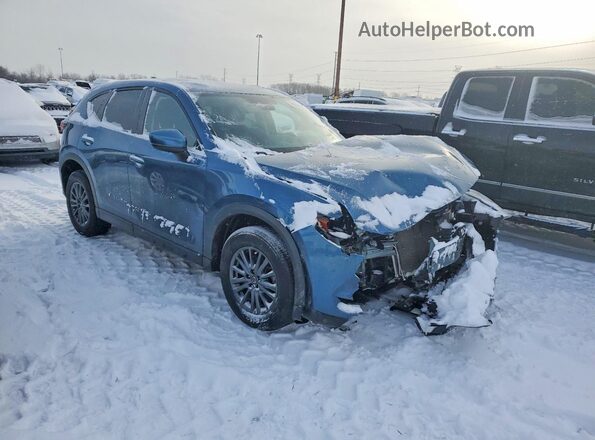 JM3KFBCM3M0415375 2021 MAZDA CX-5 Blue Առջևի աջ